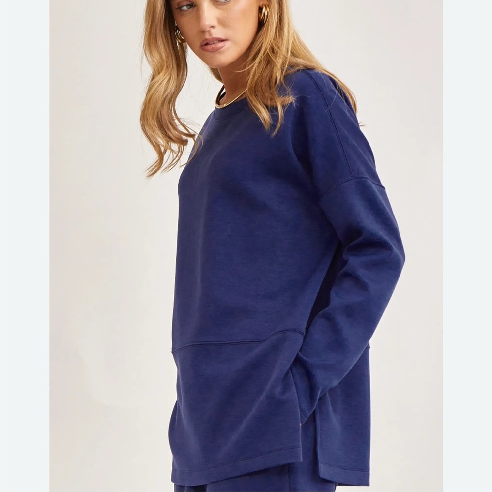 Dear Scarlett Navy Blue Sweatshirt